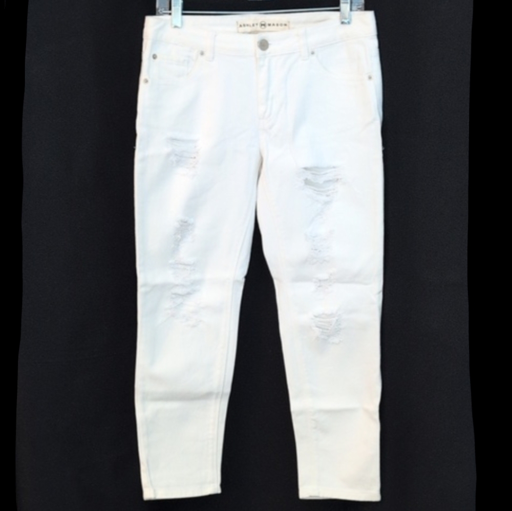 Ashley Mason White Jeans